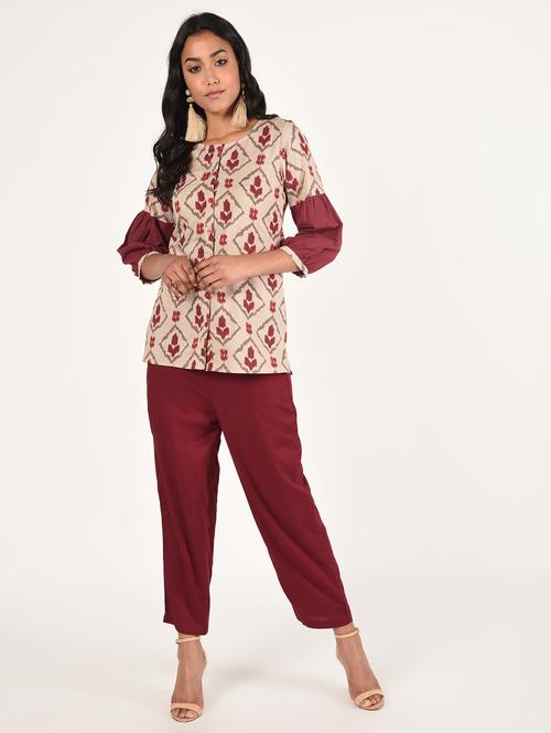 printed a-line kurti - 16738579 - Standard Image - 1