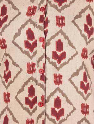printed a-line kurti - 16738579 - Standard Image - 6