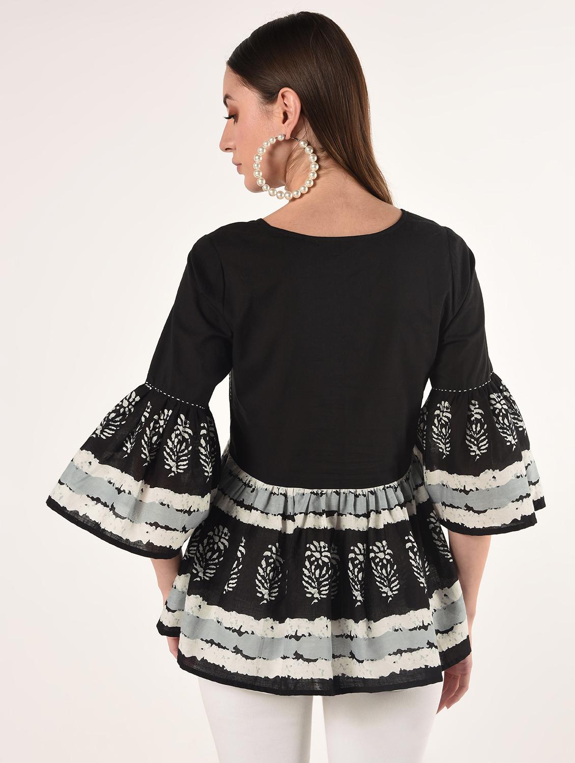printed a-line kurti - 16738581 - Zoom Image - 4
