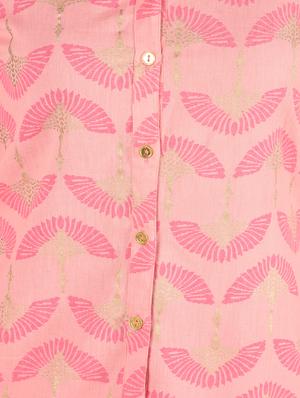 gold print straight kurti - 16738584 - Standard Image - 6