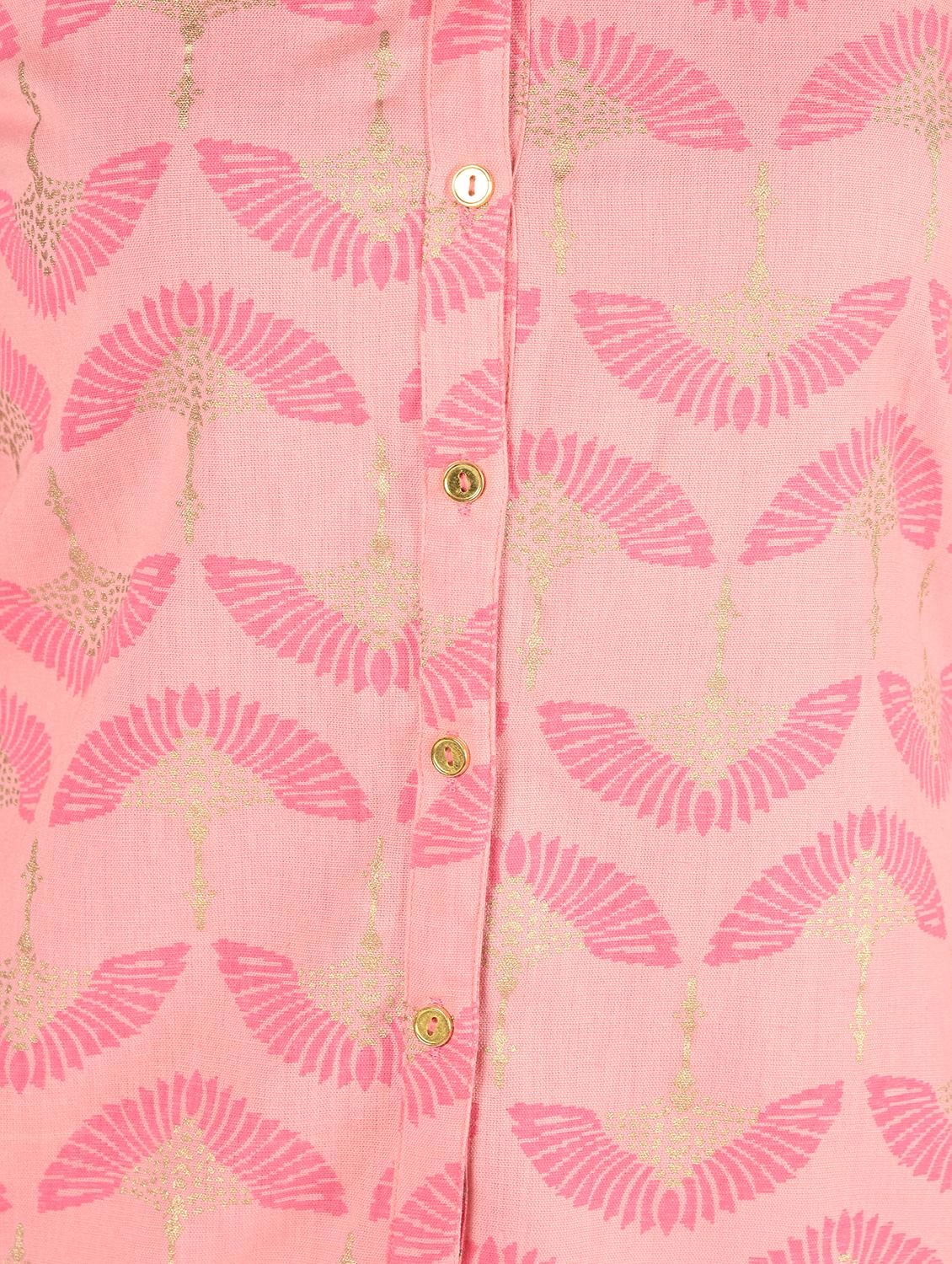 gold print straight kurti - 16738584 - Zoom Image - 6