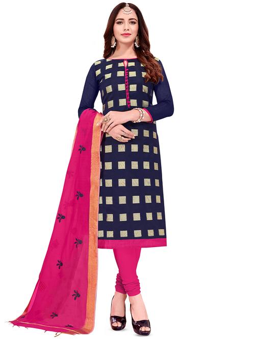 embroidered unstitched suit - 16738716 - Standard Image - 1
