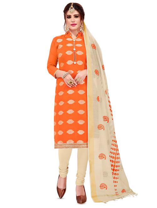 embroidered unstitched suit - 16738718 - Standard Image - 1