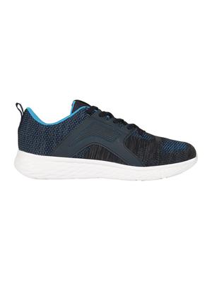 blue fabric lace up sport shoes - 16738735 - Standard Image - 2