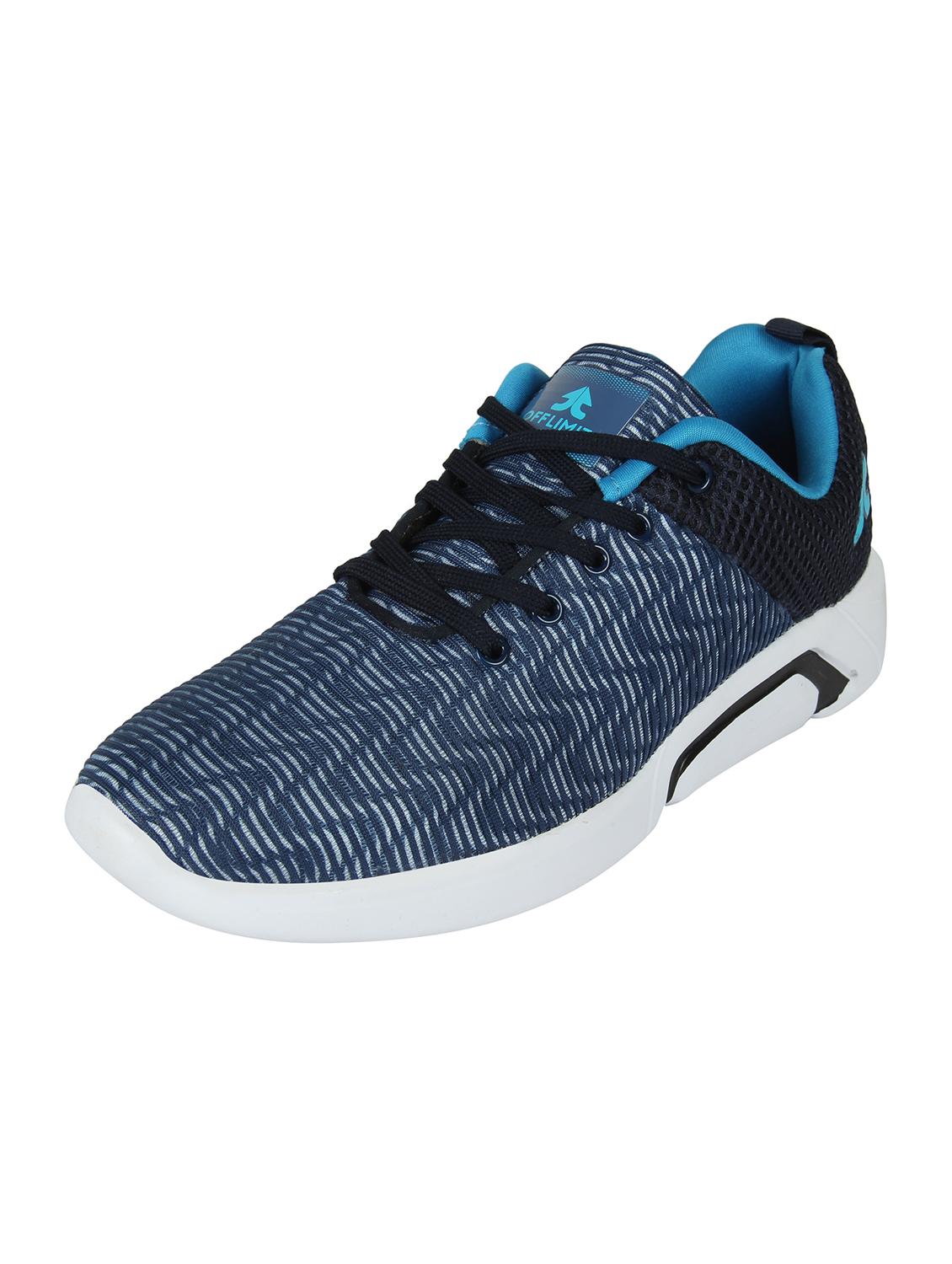 blue fabric lace up sport shoes - 16738744 - Zoom Image - 1