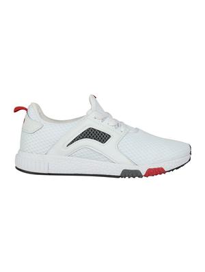 white mesh lace up sport shoes - 16738746 - Standard Image - 2