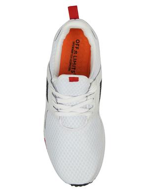white mesh lace up sport shoes - 16738746 - Standard Image - 5