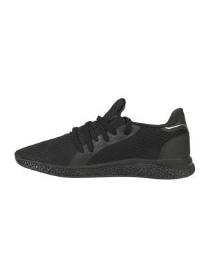 black mesh lace up sport shoes - 16738747 - Standard Image - 3