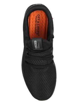 black mesh lace up sport shoes - 16738747 - Standard Image - 5