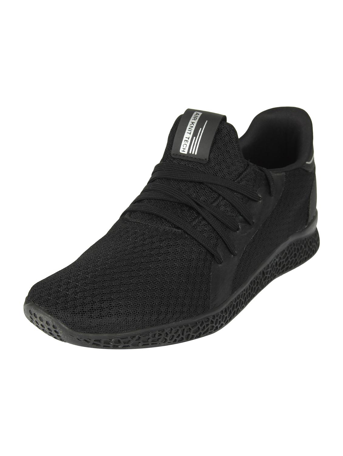 black mesh lace up sport shoes - 16738747 - Zoom Image - 1