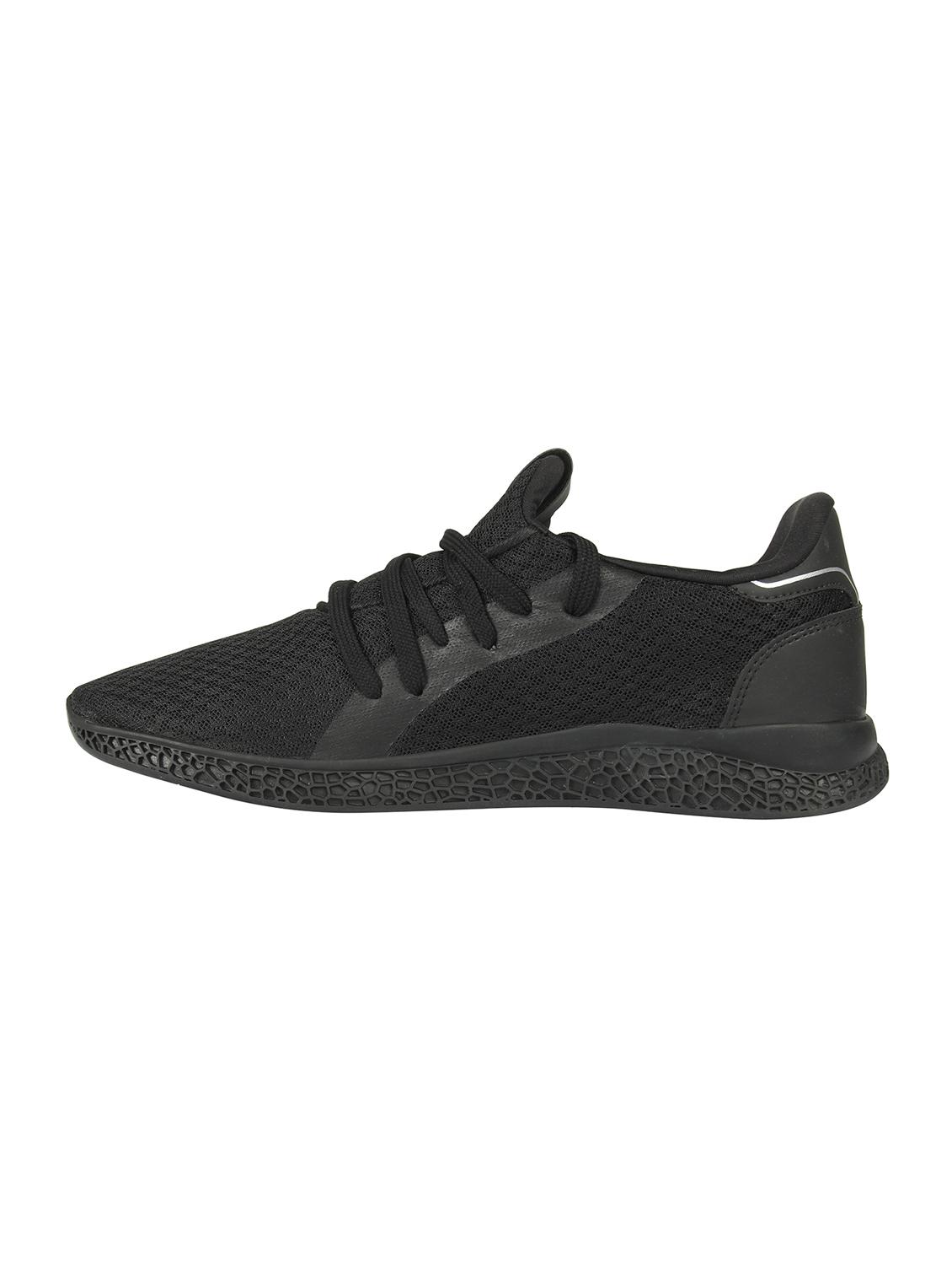 black mesh lace up sport shoes - 16738747 - Zoom Image - 3