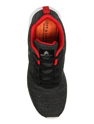 grey fabric lace up sport shoes - 16738750 - Standard Image - 5