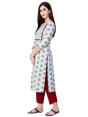 printed kurta pant set - 16738753 - Standard Image - 2