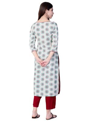 printed kurta pant set - 16738753 - Standard Image - 3