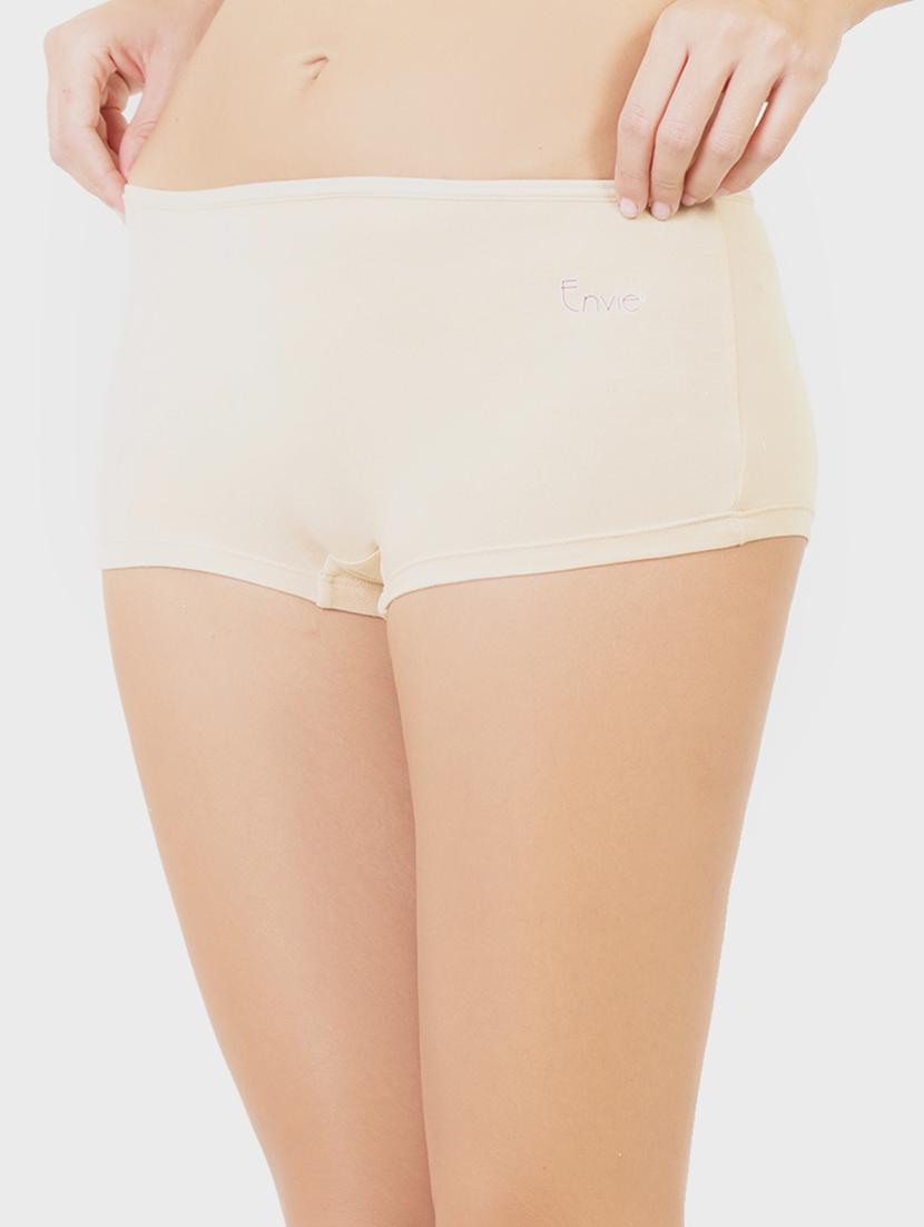 beige cotton regular panty - 16738999 - Zoom Image - 2