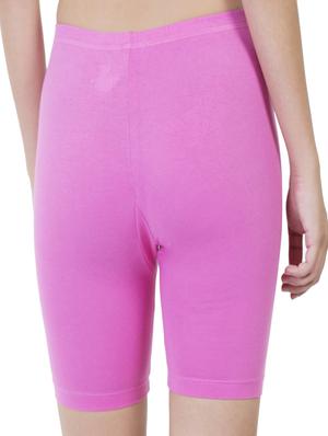 high rise solid shorts - 16739010 - Standard Image - 3
