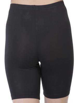 high rise solid shorts - 16739014 - Standard Image - 3