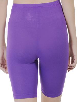 high rise solid shorts - 16739017 - Standard Image - 3