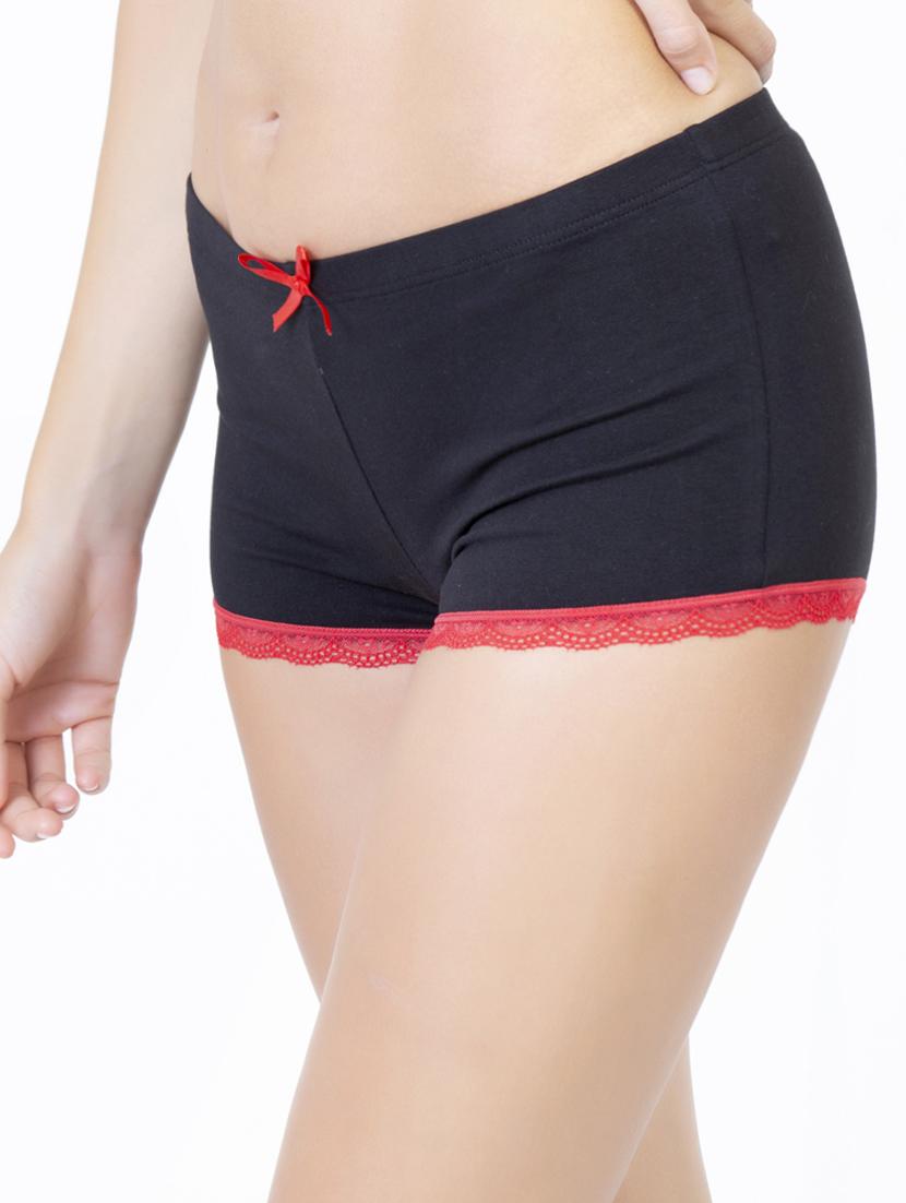black cotton regular panty - 16739023 - Zoom Image - 2