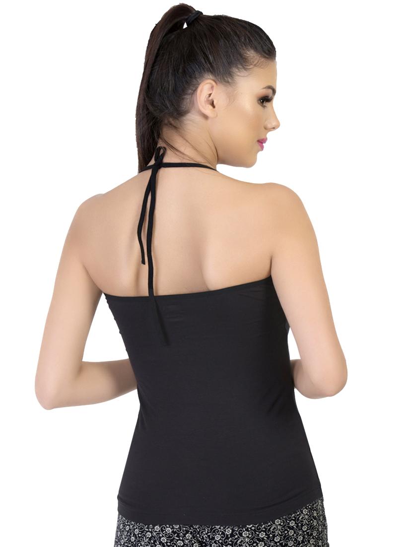 halter neck solid camisole - 16739056 - Zoom Image - 3