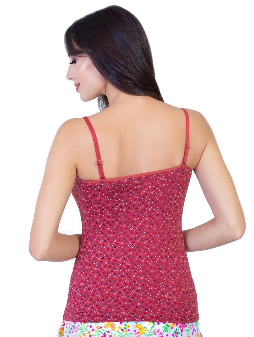 detachable strap floral camisole - 16739086 - Zoom Image - 3