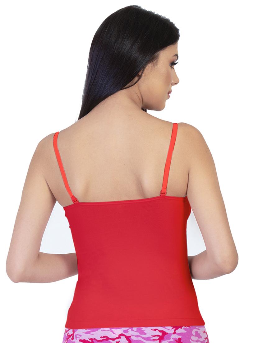 detachable strap solid camisole - 16739087 - Zoom Image - 3
