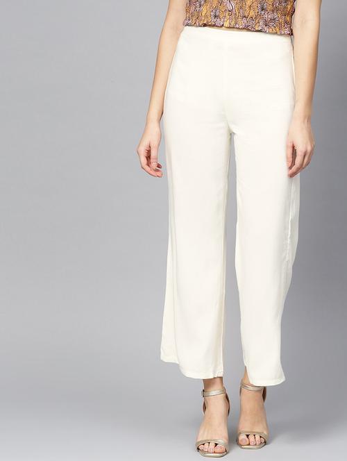 high rise flat front trouser - 16739163 - Very Small Image - 1