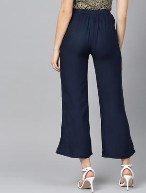 high rise solid palazzo - 16739165 - Standard Image - 3