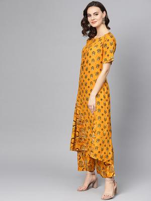 printed kurta pant set - 16739169 - Standard Image - 2
