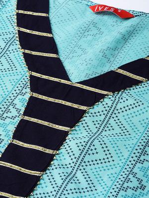printed straight kurta - 16739183 - Standard Image - 4