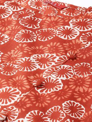 printed a-line kurta - 16739189 - Standard Image - 4