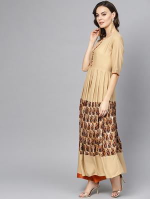 printed anarkali kurta - 16739193 - Standard Image - 2