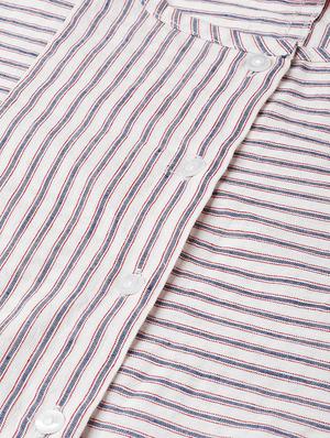 striped a-line kurta - 16739199 - Standard Image - 4