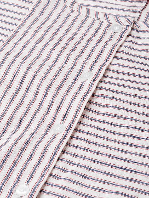 striped a-line kurta - 16739199 - Zoom Image - 4