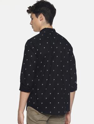 black printed casual shirt - 16739222 - Standard Image - 3