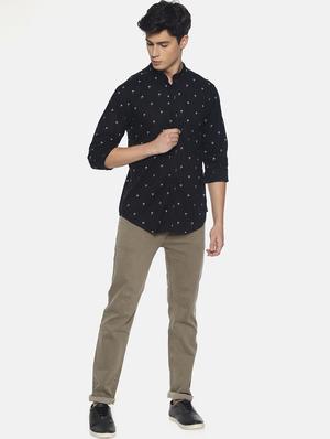 black printed casual shirt - 16739222 - Standard Image - 4