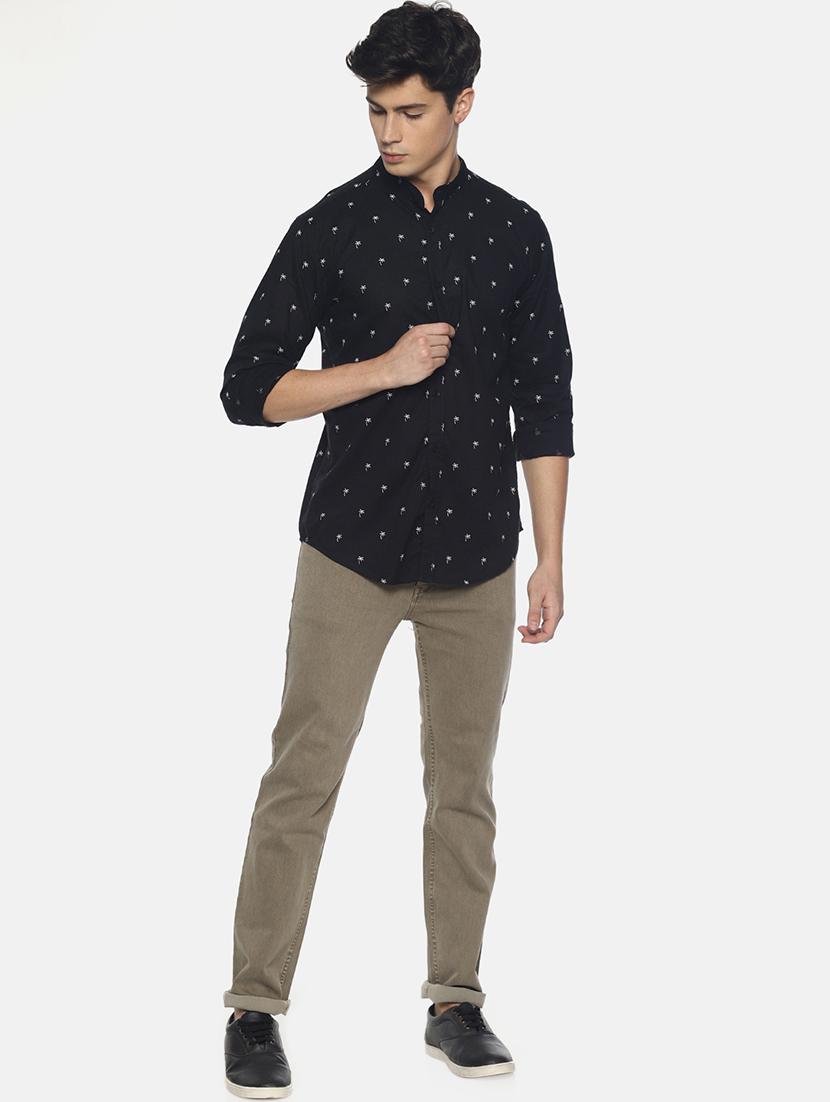 black printed casual shirt - 16739222 - Zoom Image - 4