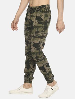 green camouflage print jogger - 16739227 - Standard Image - 2