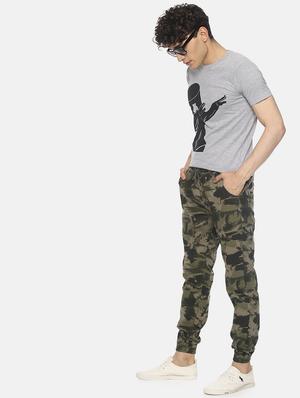 green camouflage print jogger - 16739227 - Standard Image - 4