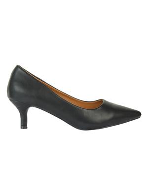 black slip on pumps - 16740091 - Standard Image - 2