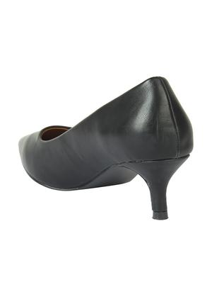black slip on pumps - 16740091 - Standard Image - 3