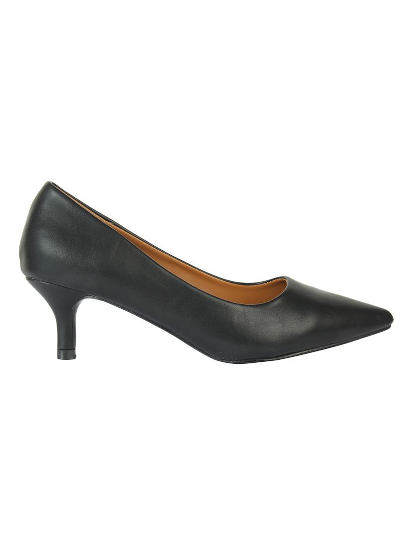 black slip on pumps - 16740091 - Zoom Image - 2