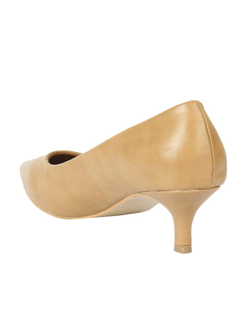 beige slip on pumps - 16740092 - Zoom Image - 3