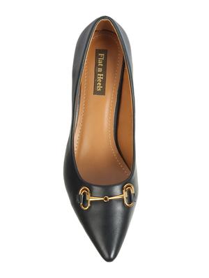 black slip on pumps - 16740096 - Standard Image - 4