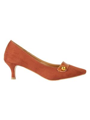 brown slip on pumps - 16740100 - Standard Image - 2