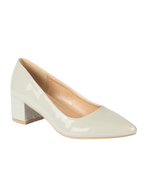 grey slip on pumps - 16740104 - Standard Image - 1