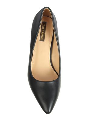 black slip on pumps - 16740111 - Standard Image - 4