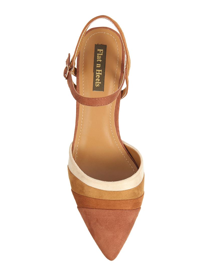brown back strap sandals - 16740119 - Zoom Image - 4