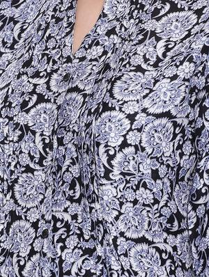 mandarin neck button up tunic - 16740143 - Standard Image - 5
