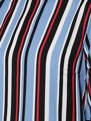 bell sleeved striped top - 16740436 - Standard Image - 4